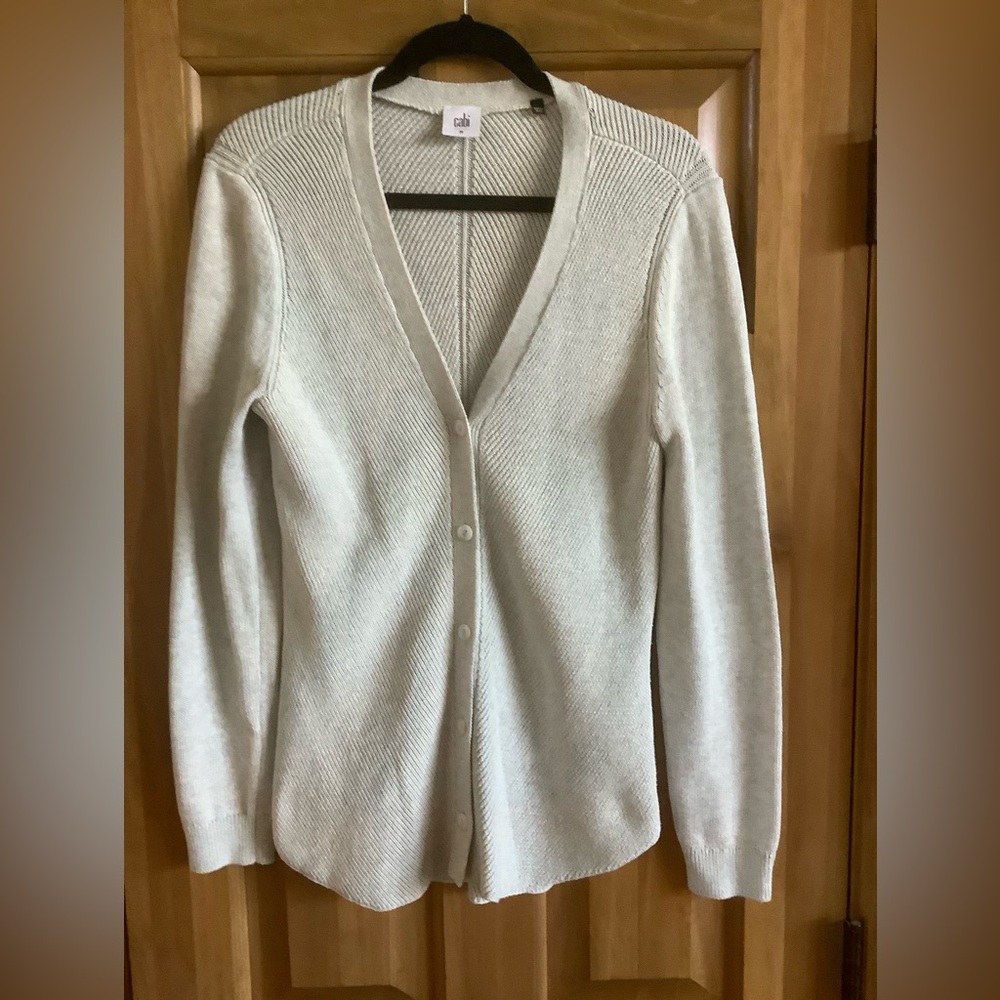 Cabi Shirttail Cardigan Sweater size Medium